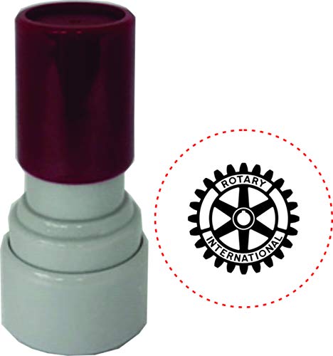 Pre-Inked Small Round Stamp. 5/8