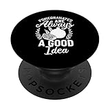 Melograno Succo Albero Semi Frutto Fiore Pianta PopSockets PopGrip Intercambiabile