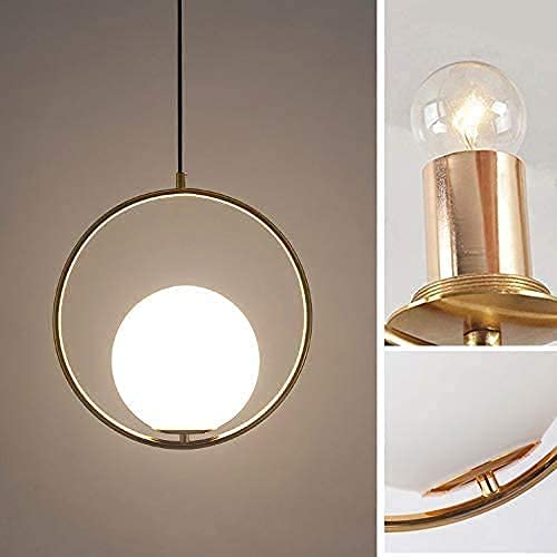 Image of Wall Lamp Chandelier Pendant Light, Home Decor for Bedroom, Living Room, Hallway, Cafe, Hotel, Restaurant (Ring Hanging LAMP Set with LED Bulb Pack of 1)