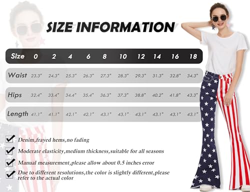 Bell Bottom Jeans for Women High Waist Stretch Denim Slimming Flared Classic Juniors Bootcut Disco Pants3