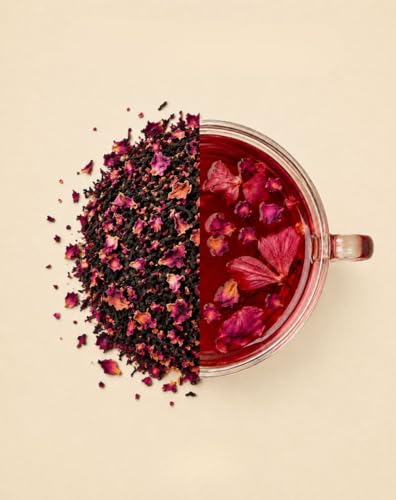 Image of Himalayan Firefly Saffron Herbal Tea | Caffeine Free Natural Flower Loose Leaf Infusion | Floral Blend For Daily Beverage Preparation | Aromatic Botanical Drink | 50g