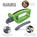 Smith’s 50601 Pruning Tools Sharpener - Hedge & Pruning Shears - Loppers & Gardening Tools - Large Handle w/Finger Guard - Handheld Manual - Replaceable Carbide Blades - Wire-Bristled Cleaning Brush