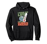 Emissionsanalyse Klimawandel Wetterprognose Klimaanalytiker Pullover Hoodie
