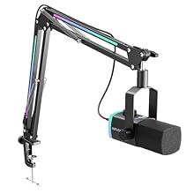 [Plug-and-Play USB] Switch between PC, PS4, and USB-C laptops in seconds with plug-and-play USB-A/C connectivity. The tap-to-mute with LED indicator prevents hot-mic moments effortlessly. [Authentic XLR Audio] Capture every vocal detail with 48kHz/24...