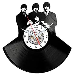 EVEVO Beatles Horloges Murales Disque Vinyle Disques Vinyliques Horloges Murales Vinyle Record Mur l’horloge Créatif… - Les Beatles, Paul McCartney, John Lennon, RIngo Starr, George Harrison EVEVO Beatles Horloges Murales Disque Vinyle Disques Vinyliques Horloges Murales Vinyle Record Mur l'horloge Créatif… – Image 2
