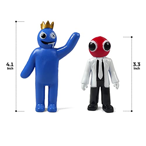 Toysvill Rainbow Friends Toys Gaming Action Figures Gift For Kids (Set Of 8 Pcs), Cake Topper, Horror Game Figurines, Halloween Thanksgiving Christmas Birthday Gifts #TOP3