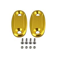 Amazon | LOEAZS 6r Zx 10r ミラーホールカバー オートバイ ウインド