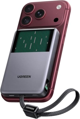 UGREEN MagFlow Pro 10000mAh Qi2 25W Power Bank Magsafe ...