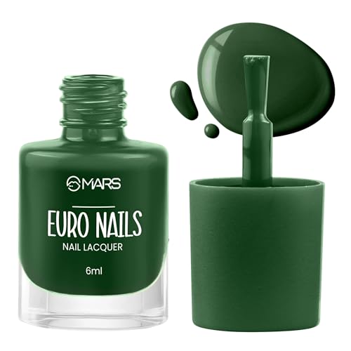 Image of MARS EURO Nail Lacquer | Glossy Gel Finish | Rich Pigmentation | Chip Free | Quick Drying Formula | Long Lasting Nail Polish for Women | (6.0 ml) (Shade-58)