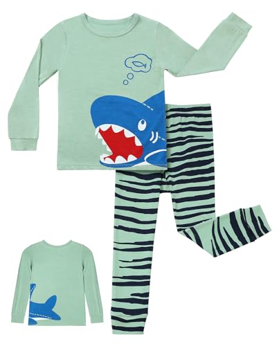 babee Reshinee Bamboo Viscose Toddler Pajamas Boys Girls Pjs Sets 2-8Y Kids Softness Two Piece Long-Sleeve Snug fit Sleepwear