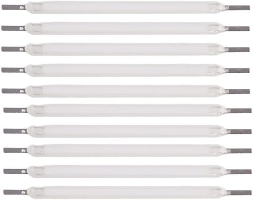 Wentoenapp 10 Pcs Blue LED Filament Lamp Parts 3V Lamp Parts Repair Incandescent Light Accessories Light Beads, LED Lamps, Optoelectronic Products