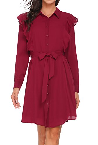 Zeagoo - Vestito - Camicia - Donna