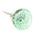 Green Bubbles Glass Dresser Drawer, Kitchen Cabinet Drawer or Door Knobs - Pack of 12
