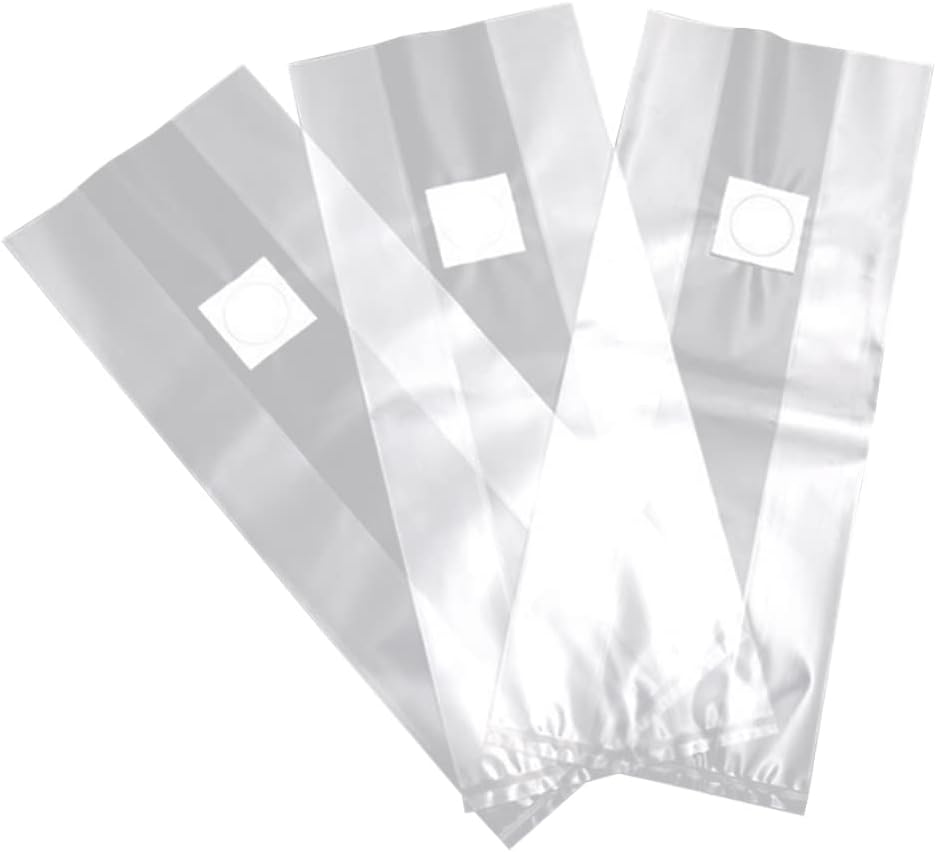 Sealable Spawn/Myco Bags, Mushroom Growing Bags Mushroom Spawn Grow Sealable/Myco Pack of 50