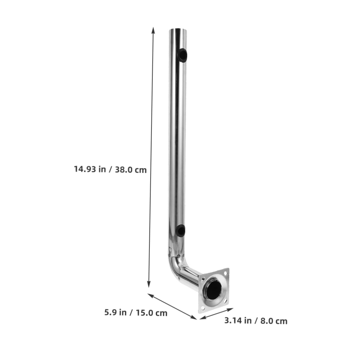 Vaguelly Soporte De Infrarrojo De Acero Inoxidable Soporte Para Puente Inalámbrico Montaje Para Exteriores Para Instalación De Antena De Seguridad