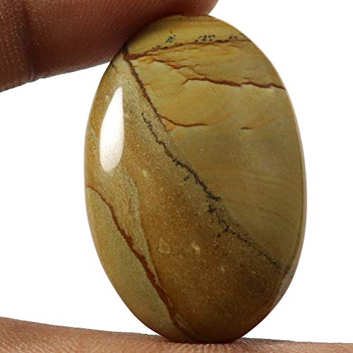 Jaspe paysage cabochon idéal pour créer un pendentif artisanal sur mesure