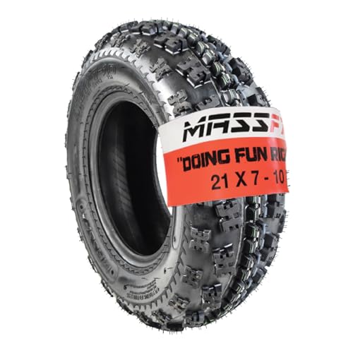 MASSFX ATV Sport Quad Tire One Front 21x7-10 4 Ply Tire Fits Yamaha Raptor Banshee Honda 400ex 450r 660 700 400 450 350 250 21x7x10 ('One Front 21x7-10')