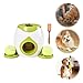 Interactive Dog Puzzle Toy - Drop The Ball to Get Treats, 2-in-1 Treat Dispenser & Slow Feeder for Healthy Eating, Keep Them Busy and Stop Boredom, Fun and Durable for All Breed
