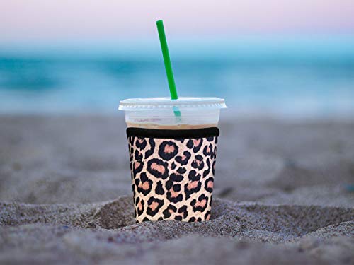 image for XccMe Reusable Iced Coffee Sleeves 2 Pack Neoprene Insulator Cup Cover