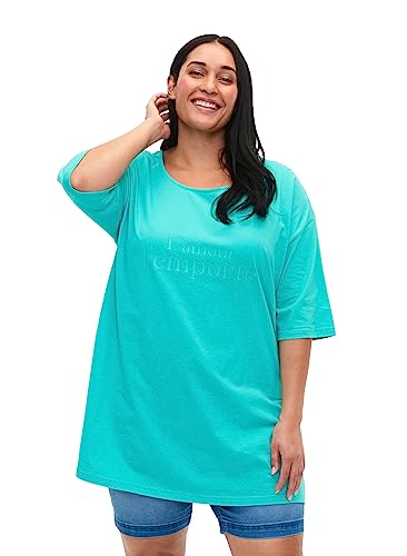 Zizzi Frauen Große Größen T-Shirt Baumwolle Oversize Größe 46-48...