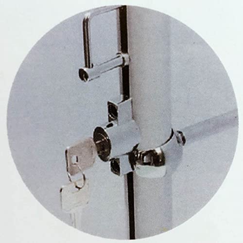 Organizador de almacenamiento de gafas de pared con cerradura y puerta de vidrio templado para tienda óptica, soporte de exhibición de gafas de sol