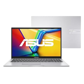 Notebook ASUS Vivobook 15, Intel Core i5 1235U, 8 GB, 512GB SSD, W11 Home, Tela 15,6" FHD, Cool Silver - X1504ZA-NJ986W