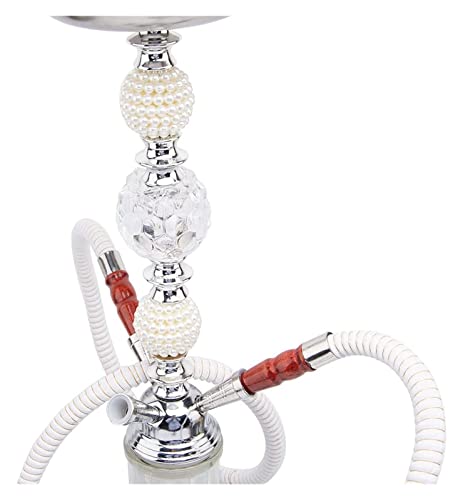 INKMEX Wasserpfeife Arabische Wasserpfeife Multi-Rohr DREI-Rohr-Kristallglas-Bongs Geschenke for Männer und Frauen… – Bild 3