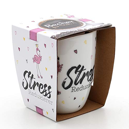 Dekohelden24 Tazza da caffè in porcellana con