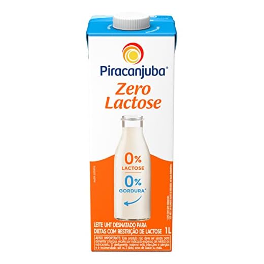 Piracanjuba Zero Lactose - Leite Desnatado, 1L
