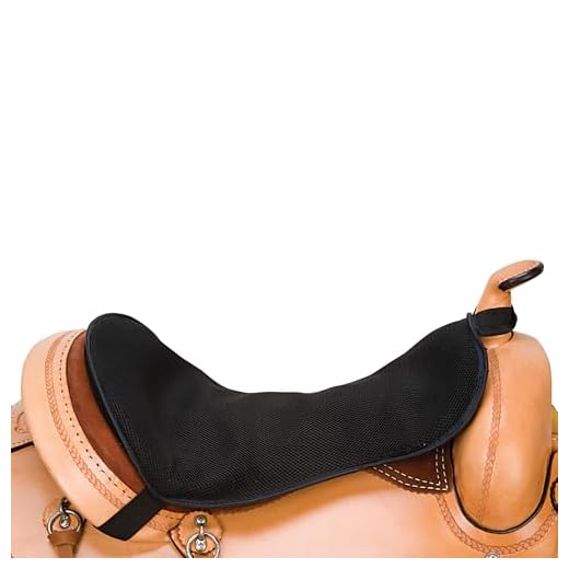 Weaver Leather Western Gel Seat Pad , Black