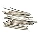 ZUXOCY 24Pcs Guitar Fret Wires 2.4/2.7/2.9mm 24 Frets Cupronickel Fretwire Set for Electric Guitar Bass Fingerboard Replacement