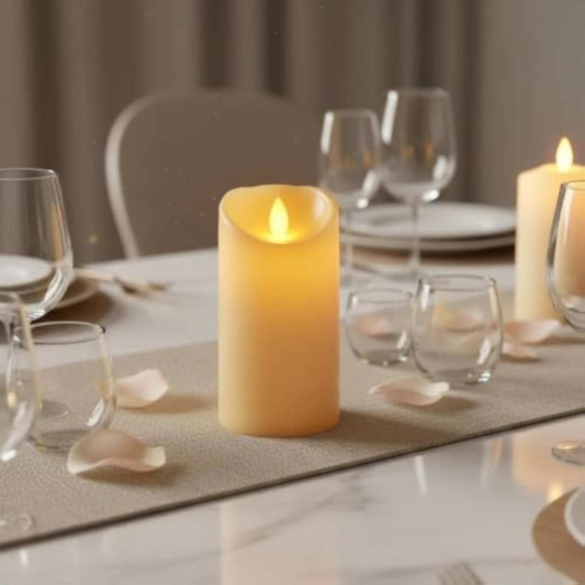 Smokeless Wireless Control Candle Light for Safety