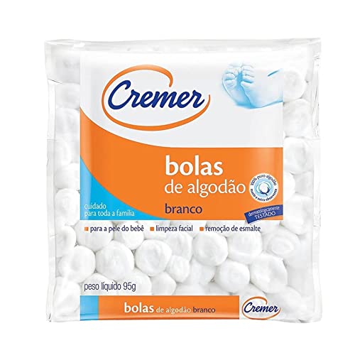 Algodão Em Bolas 95g, Cremer