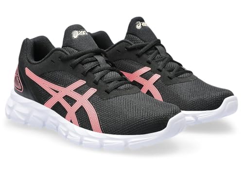 ASICS Women's Gel-Quantum Lyte II Sportstyle Shoes, 9, Black/Blazing Coral