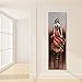 Empire Art Direct Lady Iron Wall Art 3D Metallic Hand Painted Sculpture,Ready to Hang,Living Room, Bedroom ＆ Office, 22 in. x 2.8 in. x 72 in, Red,Brown