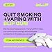 Blip NRT Nicotine Gum - 2mg Mint Freeze Flavor (100 Count) - Help Quit Smoking Aid, Reduce Cravings - Nicotine Replacement