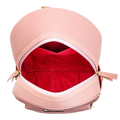 Kit Mochila Feminina + Bolsa + Carteira Bella Rosa Promoção (Rosa)