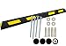 Produktbild UvV Wheel Parkstopper Komplettset gelb reflektierend Parkbuchtabgrenzung Recyclinggummi Winterfest
