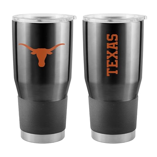 Logo Brands Texas Black Gameday 30 oz Stainless Tumbler
