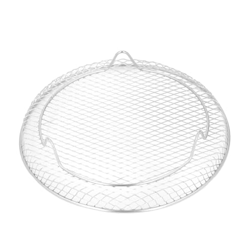 Rack de FritadeiraFryer Dehy 3PCS Conjunto de Rack de Fritadeira de Aço Inoxidável Redondo Empilháve