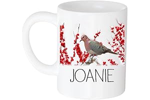 My Faithful Friends Mourning Dove Name Joanie 11oz White Mug: A Cherished...