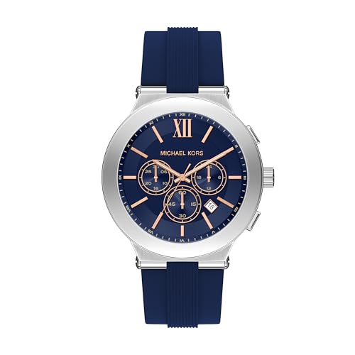 Michael Kors Men's Billie Chronograph Blue Silicone Watch (Model: MK9254) by Michael Kors - Used condition - US$174.04