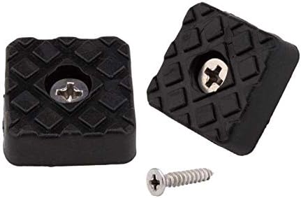 20pcs Square Furniture Pads,ULIFESTAR Furniture Feet Glides Sliders Carpet Saver Hardwood Floor Protectors Surface Protection for Chair Table Sofa Couch Leg Caps Non Slip Furniture Grippers (Black)