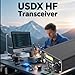 SDR Transceiver, 8 Band Radio Transceiver, LCD SDR Full Mode HF SSB QRP Transceiver with BNC Antenna Connector Aluminum Alloy Box, Radio Antennas hf transceiver ham Radio sdr transceiver (no Power)