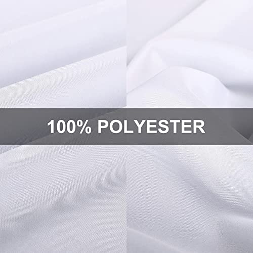 Round Tablecloth - 120 Inch Round Tablecloth - Stain And Wrinkle Resistant Washable Polyester Table Cloth, Decorative Fabric Table Cover For Dining Table, Buffet Parties And Wedding, White #TOP6