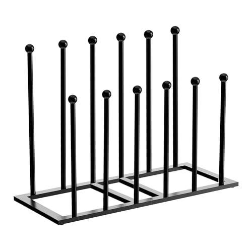 BIBARAJM Stehend Metall Schuhregal für 6 Paar Schuhablage für Schlafsaal...