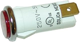 2J-Y6690 Signal Light1/2" Red 250V Compatible With Star Equipment