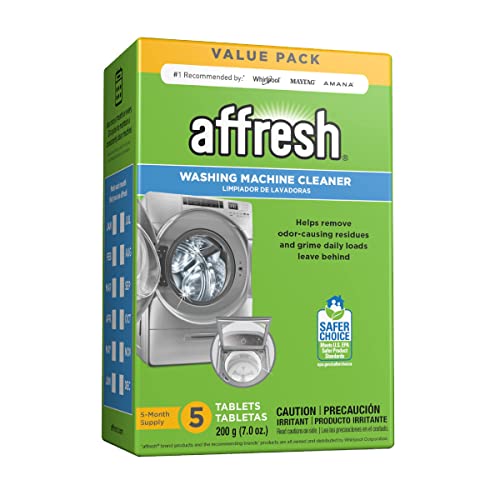 Affresh Washing Machine Cleaner, Helps Power Away Odor Causing Bacteria