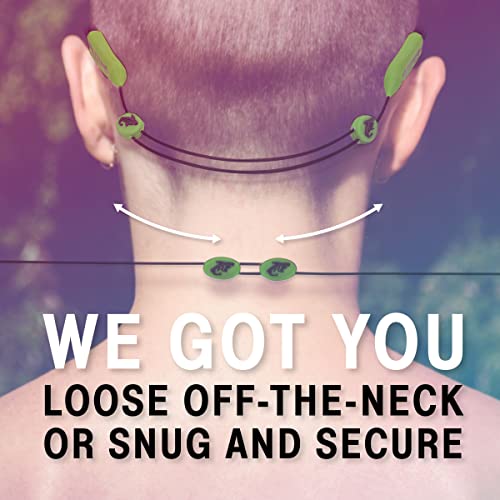 Pilotfish No Tail Adjustable Eyewear Retainer Cable Strap: Sunglasses, Eyeglasses, Glasses (14 Inch, Military Green) #TOP2