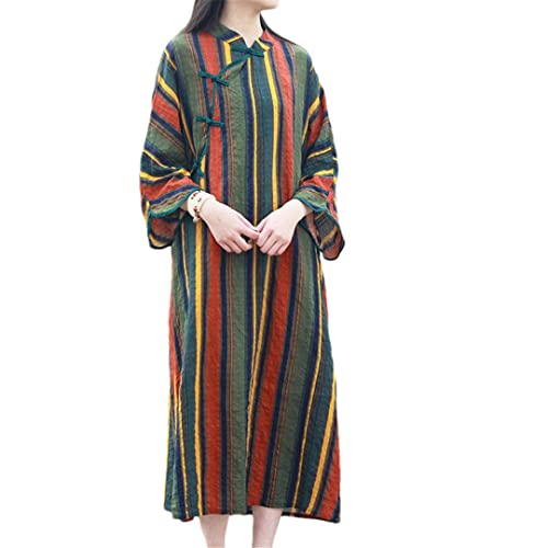 Robe Cheongsam en coton pour flâner en vacances ou briller en soirée d'été
